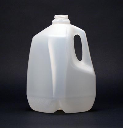 128OZ WHITE DAIRY SQUARE HDPE