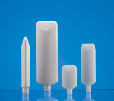 2OZ WHITE TUBE TOTTLE HDPE WITH 18-415 NECK FINISH