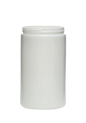 19OZ NATURAL TALL WIDE MOUTH ROUND HDPE WITH 70-400 NECK FINISH
