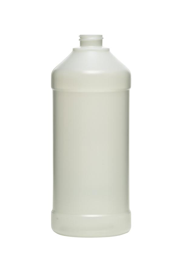 8OZ NATURAL MODERN ROUND WITH 28-400 NECK FINISH