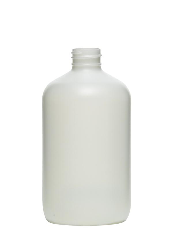 4OZ NATURAL BOSTON ROUND HDPE WITH 24-410 NECK FINISH