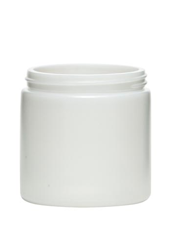 4OZ NATURAL WIDE MOUTH ROUND HDPE WITH 58-400 NECK FINISH