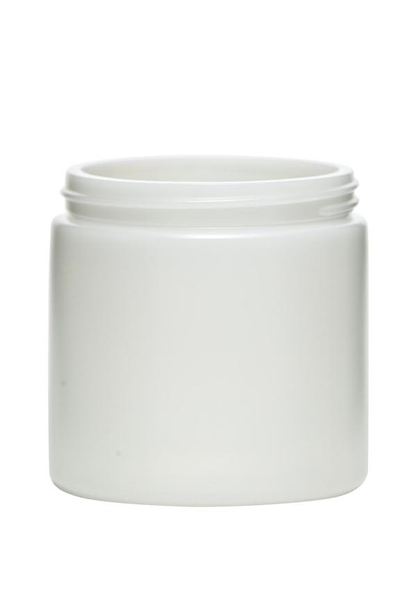 4OZ NATURAL WIDE MOUTH ROUND HDPE WITH 58-400 NECK FINISH