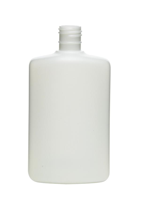 4OZ NATURAL CLASSIC OBLONG HDPE WITH 20-410 NECK FINISH