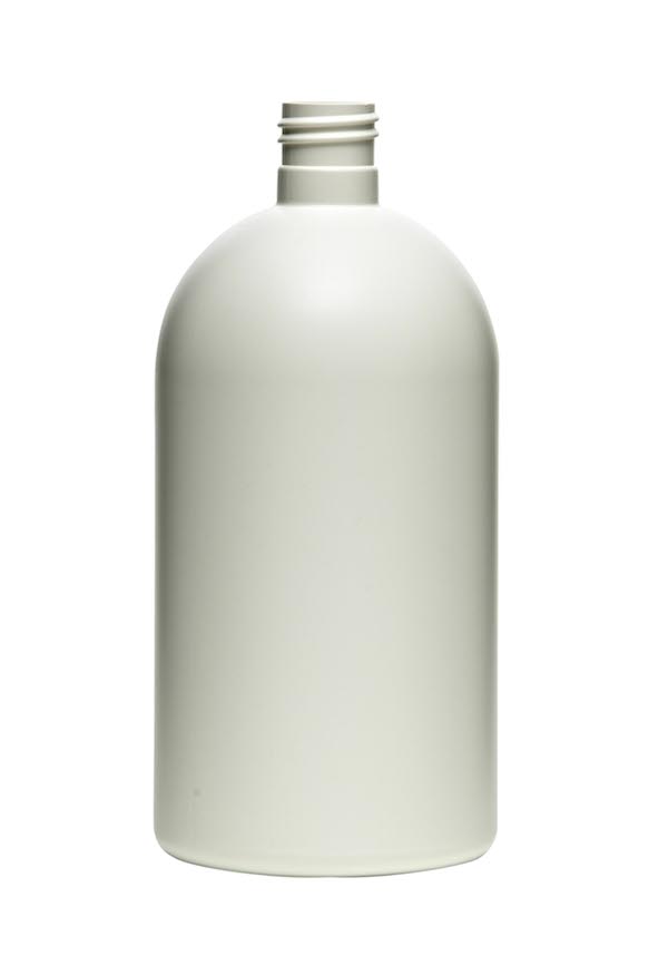 1LITER NATURAL METRIC BULLET HDPE WITH 28-415 NECK FINISH