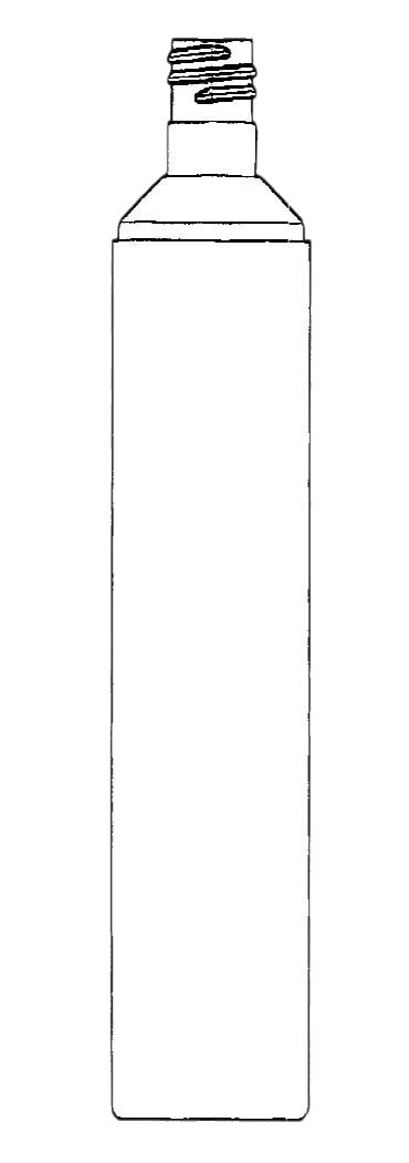 450ML NATURAL COMBO CYLINDER HDPE WITH 28-415 NECK FINISH