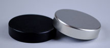 43-400 WHITE SMOOTH SIDE / SMOOTH TOP STEEL UNISHELL CLOSURE WITH STANDARD EXPANDED POLYETHYLENE FOAM LINER