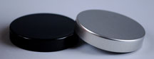 53-400 WHITE SMOOTH SIDE / SMOOTH TOP STEEL UNISHELL CLOSURE WITH STANDARD EXPANDED POLYETHYLENE FOAM LINER