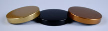 63-400 WHITE SMOOTH SIDE / SMOOTH TOP STEEL UNISHELL CLOSURE WITH STANDARD EXPANDED POLYETHYLENE FOAM LINER