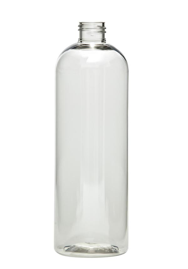 16OZ CLEAR PET COSMO ROUND - 24-415 NECK