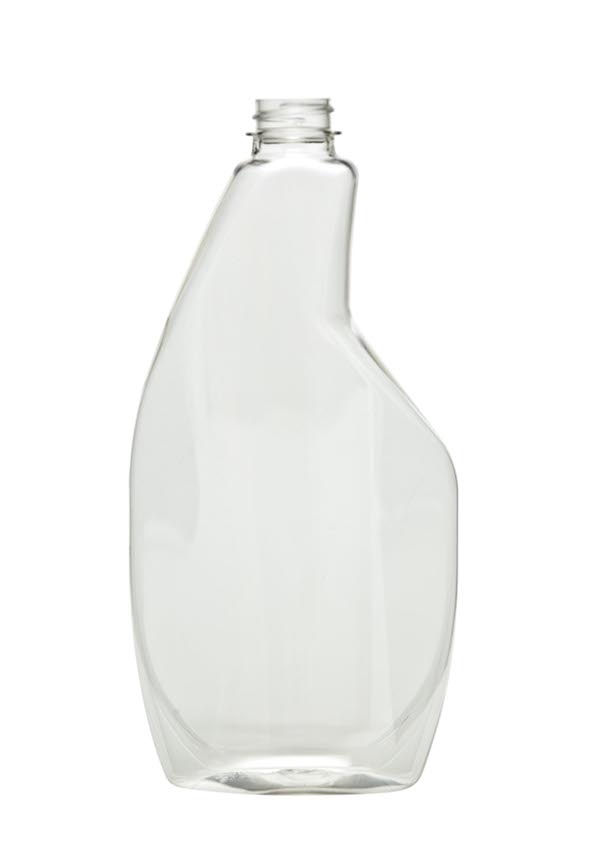 22OZ CLEAR PET T SPRAYER OBLONG - 28-400 NECK