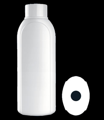 1000ML JUPITER OVAL HDPE WITH 28MM NECK