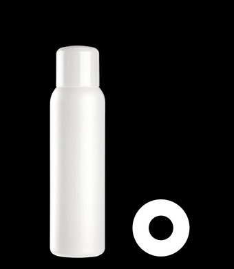350ML TALL BOSTON ROUND HDPE WITH 24MM NECK