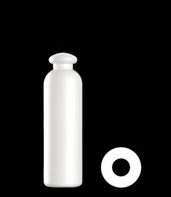 300ML TALL BOSTON ROUND HDPE WITH 24-410 NECK FINISH