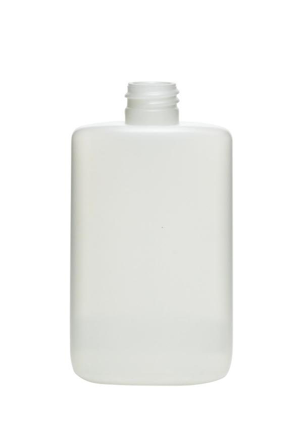 3OZ CLEAR STRAIGHT-SIDED OVAL HDPE WITH 20-410 NECK FINISH