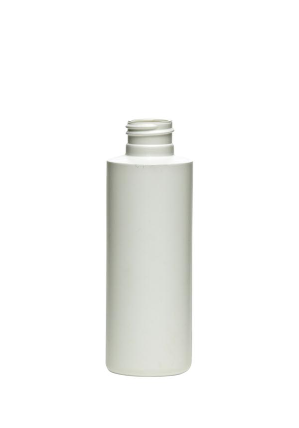 4OZ WHITE EPC SQUAT CYLINDER HDPE WITH 20-410 NECK FINISH