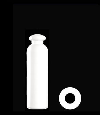 250ML TALL BOSTON ROUND HDPE WITH 24-410 NECK FINISH