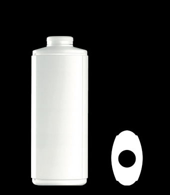 125GRAM PANELLED TALC OVAL HDPE