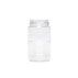 250ML CLEAR WIDE MOUTH LABEL PANEL ROUND PET WITH 53MM NECK