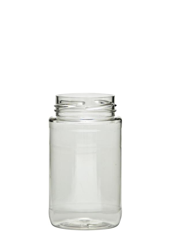 500ML NATURAL WIDE MOUTH LABEL PANEL ROUND PET WITH 63-400 NECK FINISH