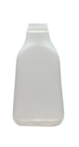 375ML NATURAL MUSTARD OBLONG LDPE WITH 33-400 NECK FINISH