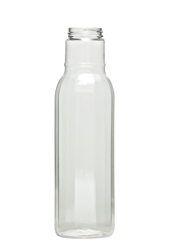 475ML CLEAR DRESSING ROUND PET WITH 38-400 NECK FINISH
