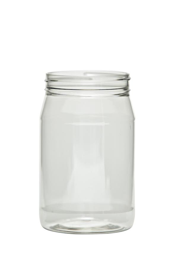 500GRAM CLEAR PEANUT BUTTER ROUND PET WITH 70-400 NECK FINISH
