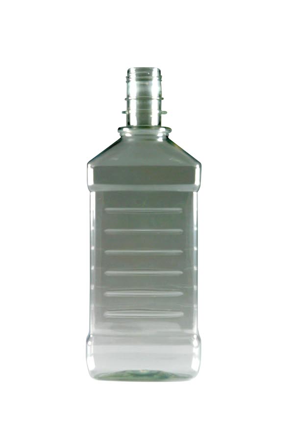 1LITER NATURAL MOUTHWASH OBLONG PET WITH 33MM NECK