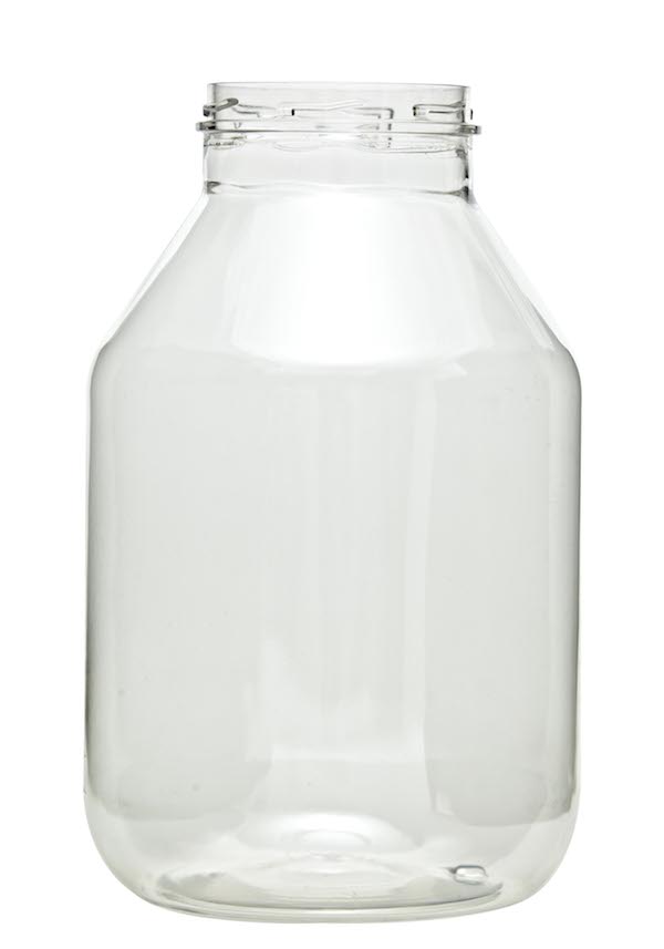 500ML NATURAL ECONOMY ROUND PET WITH 63MM NECK