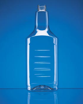 1LITER NATURAL NEO OBLONG PET WITH 28-400 NECK FINISH
