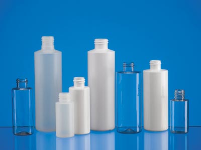 6OZ WHITE CYLINDER HDPE WITH 24-410 NECK FINISH