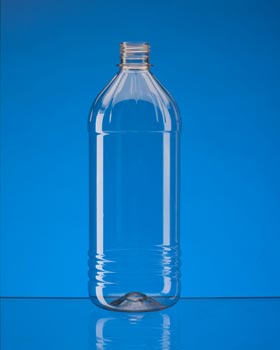 32OZ CLEAR SPRINGFIELD ROUND PET WITH 28MM NECK