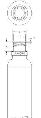 2OZ WHITE CYLINDER HDPE WITH 20-410 NECK FINISH