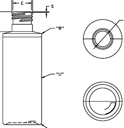 75ML WHITE CYLINDER HDPE WITH 20-415 NECK FINISH
