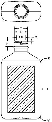 250ML METRIC OVAL PET WITH 24-400 NECK FINISH