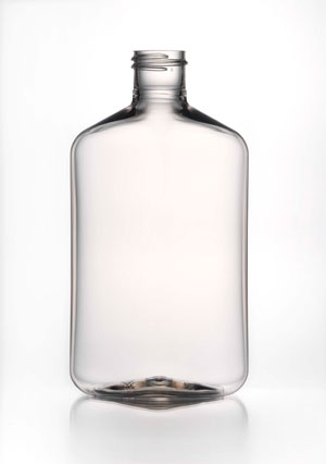 250ML WHITE METRIC OVAL PET WITH 24-400 NECK FINISH