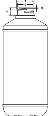 500ML WHITE PROTECTO ROUND HDPE WITH 28-400 NECK FINISH
