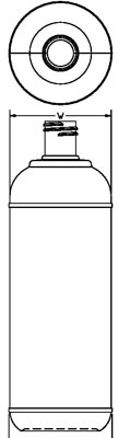 32OZ WHITE PROTECTO ROUND HDPE WITH 28-415 NECK FINISH