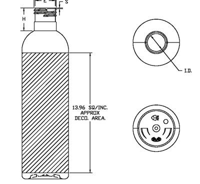 250ML WESTON BULLET PET WITH 24-415 NECK FINISH