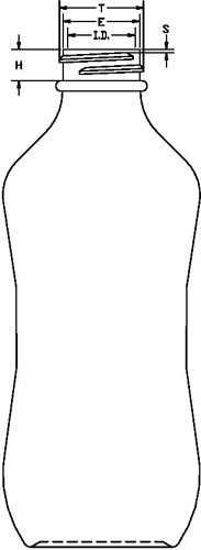 8OZ WHITE ALCOHOL OVAL HDPE WITH 28-400 NECK FINISH