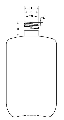 150ML WHITE OVAL HDPE WITH 20-415 NECK FINISH