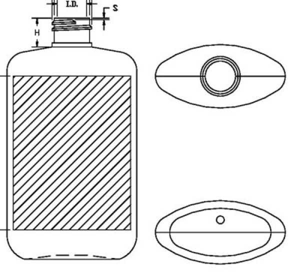 120ML WHITE OVAL HDPE WITH 20-410 NECK FINISH