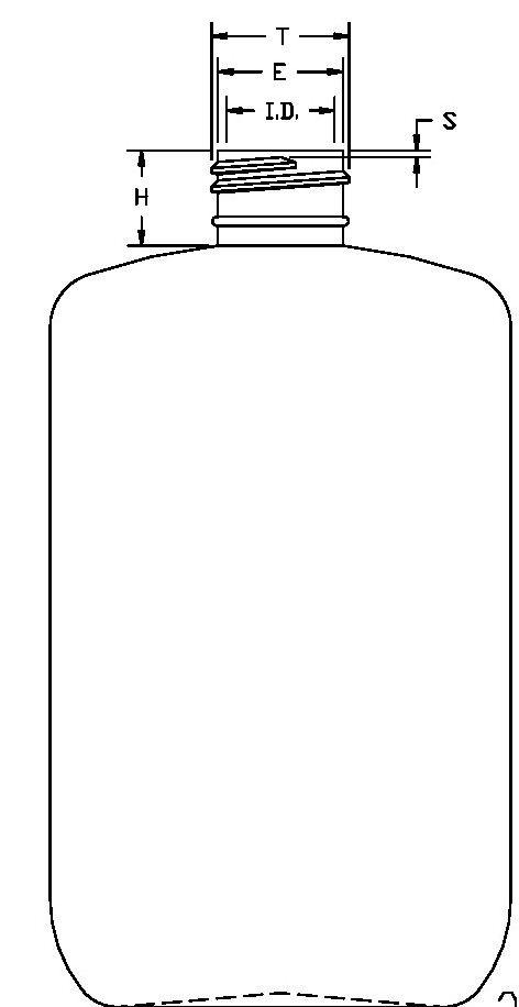 250ML WHITE OVAL LDPE WITH 24-410 NECK FINISH