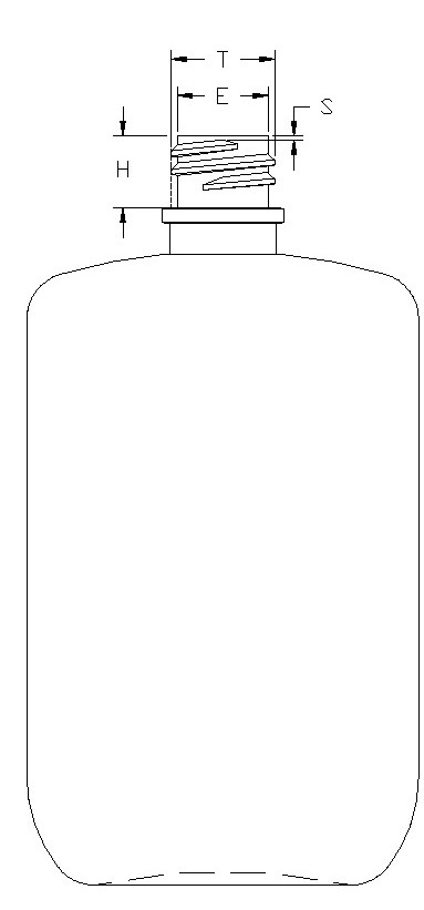 150ML WHITE OVAL LDPE WITH 18-415 NECK FINISH