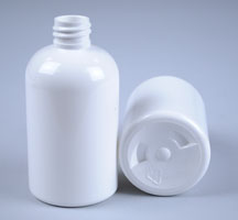 4OZ WHITE BOSTON ROUND PET - 20-410