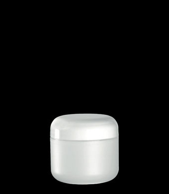 75ML DOUBLE WALL ROUND BASE FROSTED ROUND WITH 58MM NECK
