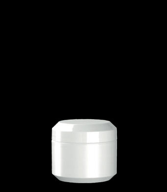 50ML DOUBLE WALL BEVELLED BASE ROUND PS