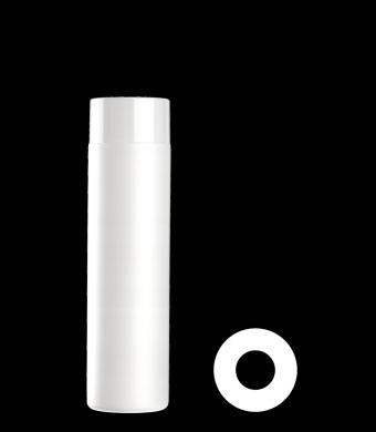 300ML TUBULAR ROUND HDPE WITH 24-415 NECK FINISH