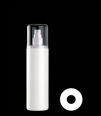 250ML NON-AEROSOL TUBULAR ROUND HDPE WITH 24-410 NECK FINISH