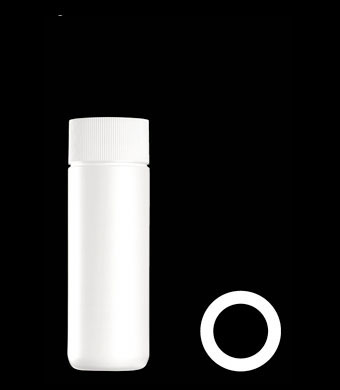 75GRAM TUBULAR TALC ROUND HDPE WITH 33MM NECK